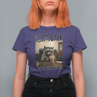 Funny Raccoon School Principal T Shirt For Women Welcom Back To School