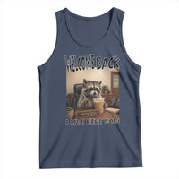 Funny Raccoon School Principal Tank Top Welcom Back To School