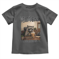 Funny Raccoon School Principal Toddler T Shirt Welcom Back To School