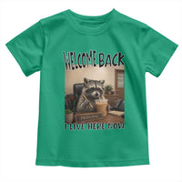 Funny Raccoon School Principal Toddler T Shirt Welcom Back To School