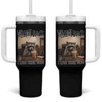 Funny Raccoon School Principal Tumbler With Handle Welcom Back To School