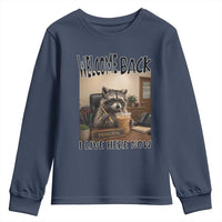 Funny Raccoon School Principal Youth Sweatshirt Welcom Back To School