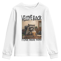 Funny Raccoon School Principal Youth Sweatshirt Welcom Back To School