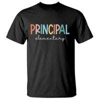 Boho Retro Vintage Elementary Principal Back to School T Shirt