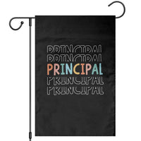 Boho Retro Vintage Principal Back to School Garden Flag