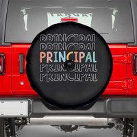 Boho Retro Vintage Principal Back to School Spare Tire Cover