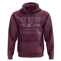 Boho Retro Vintage Principal Back to School Hoodie