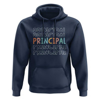 Boho Retro Vintage Principal Back to School Hoodie