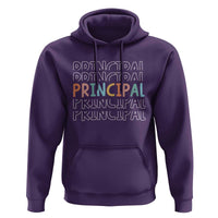 Boho Retro Vintage Principal Back to School Hoodie