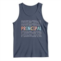 Boho Retro Vintage Principal Back to School Tank Top