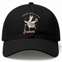 Counselor Support On The Way Baseball Cap Silly Goose School Counselor