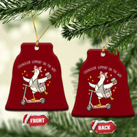 Counselor Support On The Way Ceramic Ornament Silly Goose School Counselor