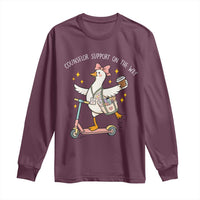 Counselor Support On The Way Long Sleeve Shirt Silly Goose School Counselor