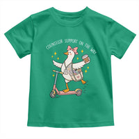 Counselor Support On The Way Toddler T Shirt Silly Goose School Counselor