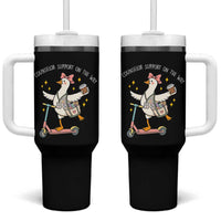 Counselor Support On The Way Tumbler With Handle Silly Goose School Counselor