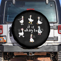 Silly Goose It is Okay to Mental Health Spare Tire Cover Counselor Special Education
