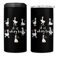 Silly Goose It is Okay to Mental Health 4 in 1 Can Cooler Tumbler Counselor Special Education