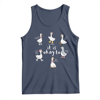 Silly Goose It is Okay to Mental Health Tank Top Counselor Special Education