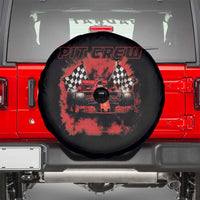 Racing Car Checkered Flag Spare Tire Cover Pit Crew Race Car - Wonder Print Shop