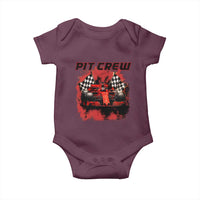 Racing Car Checkered Flag Baby Onesie Pit Crew Race Car - Wonder Print Shop