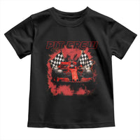 Racing Car Checkered Flag Toddler T Shirt Pit Crew Race Car - Wonder Print Shop