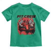 Racing Car Checkered Flag Toddler T Shirt Pit Crew Race Car - Wonder Print Shop