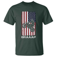 Dirt Bike T Shirt Braaap American Flag Motocross - Wonder Print Shop