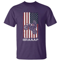 Dirt Bike T Shirt Braaap American Flag Motocross - Wonder Print Shop