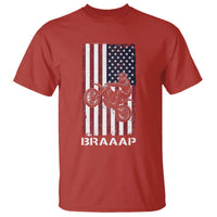 Dirt Bike T Shirt Braaap American Flag Motocross - Wonder Print Shop