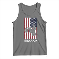 Dirt Bike Tank Top Braaap American Flag Motocross - Wonder Print Shop