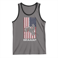 Dirt Bike Tank Top Braaap American Flag Motocross - Wonder Print Shop
