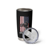 Dirt Bike Tumbler Cup Braaap American Flag Motocross