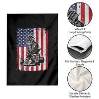 Patriotic Racing Car American Flag Race Garden Flag - Wonder Print Shop