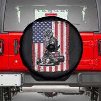 Patriotic Racing Car American Flag Race Spare Tire Cover - Wonder Print Shop