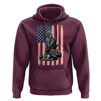 Patriotic Racing Car American Flag Race Hoodie - Wonder Print Shop