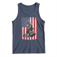 Patriotic Racing Car American Flag Race Tank Top - Wonder Print Shop