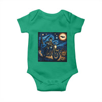 Dirt Bike Baby Onesie Van Gogh Starry Night Halloween Biker - Wonder Print Shop