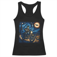 Dirt Bike Racerback Tank Top Van Gogh Starry Night Halloween Biker - Wonder Print Shop