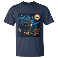Dirt Bike T Shirt Van Gogh Starry Night Halloween Biker - Wonder Print Shop