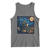 Dirt Bike Tank Top Van Gogh Starry Night Halloween Biker - Wonder Print Shop