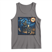Dirt Bike Tank Top Van Gogh Starry Night Halloween Biker - Wonder Print Shop
