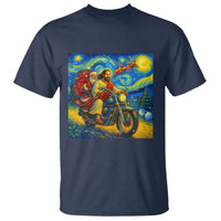 Dirt Bike Motocross T Shirt Jesus Santa Christmas Starry Night - Wonder Print Shop