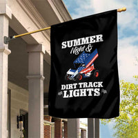 Sprint Car Racing Garden Flag Summer Nights And Dirt Track Lights - Wonder Print Shop