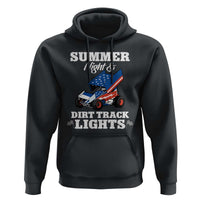 Sprint Car Racing Hoodie Summer Nights And Dirt Track Lights - Wonder Print Shop
