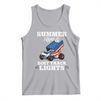 Sprint Car Racing Tank Top Summer Nights And Dirt Track Lights - Wonder Print Shop