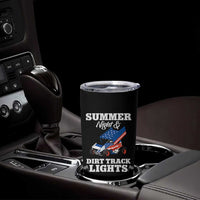 Sprint Car Racing Tumbler Cup Summer Nights And Dirt Track Lights - Wonder Print Shop