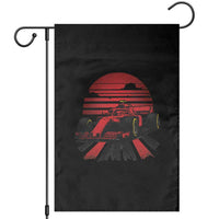 Racing Car Red Speed Motorsport Garden Flag - Wonder Print Shop