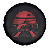 Racing Car Red Speed Motorsport Spare Tire Cover - Wonder Print Shop