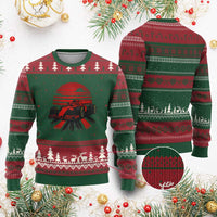 Racing Car Red Speed Motorsport Ugly Christmas Sweater - Wonder Print Shop