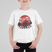 Racing Car Red Speed Motorsport T Shirt For Kid - Wonder Print Shop